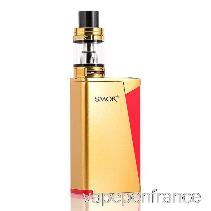 Kit De Démarrage Smok H-priv Pro 220w Tc Stylo Vape Or / Rouge